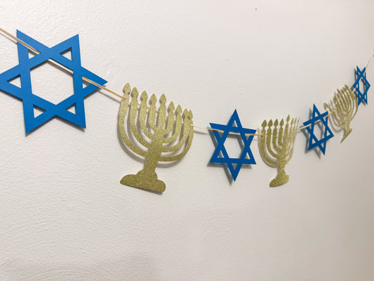 Hanukkah Symbol Banner