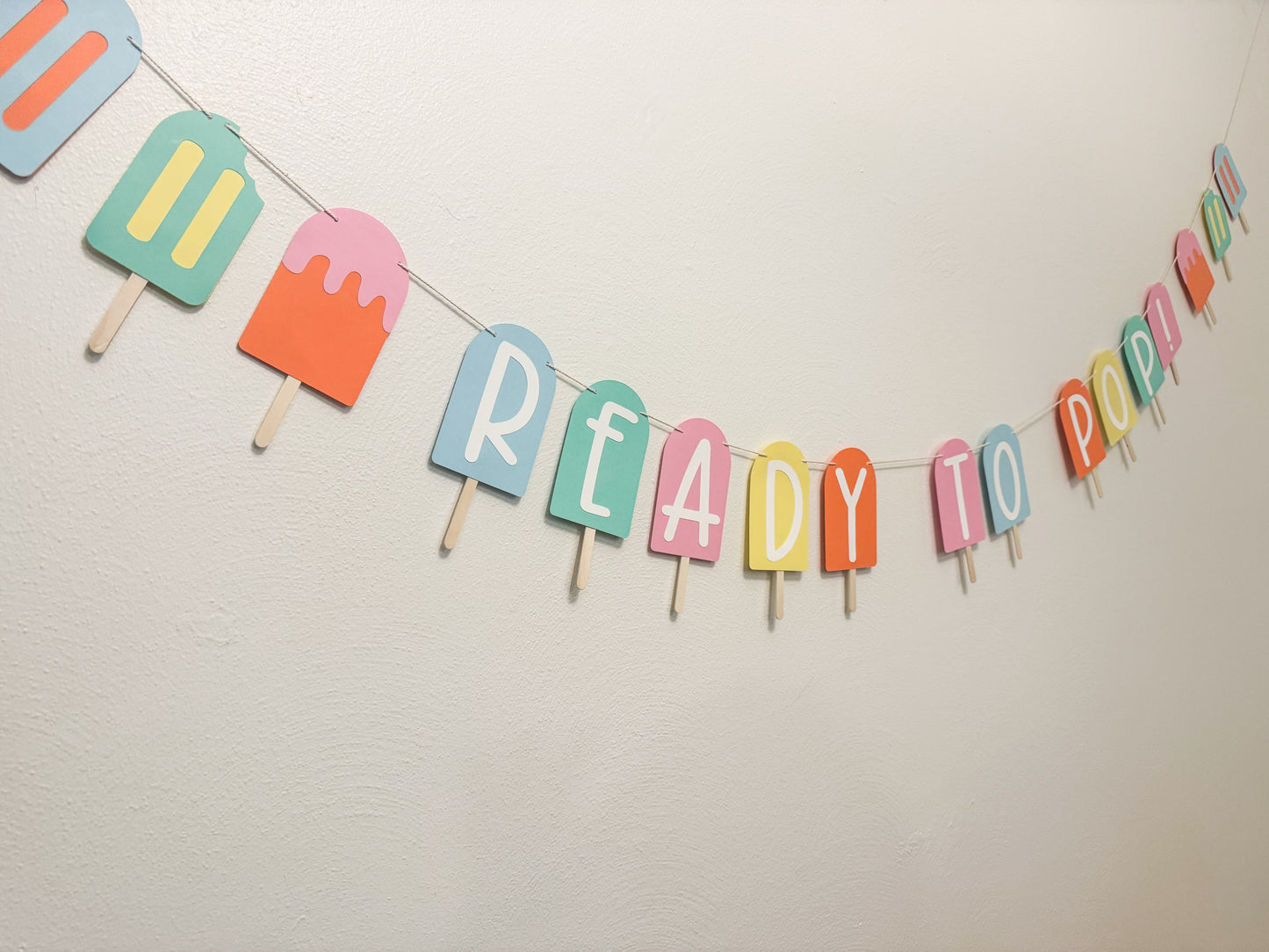 Popsicle Banner - Custom Message