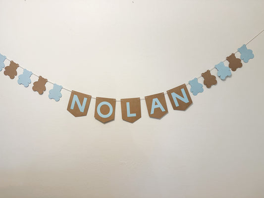 Beary Sweet Baby Name Banner