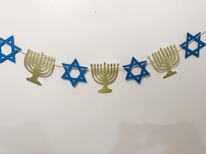 Hanukkah Symbol Banner
