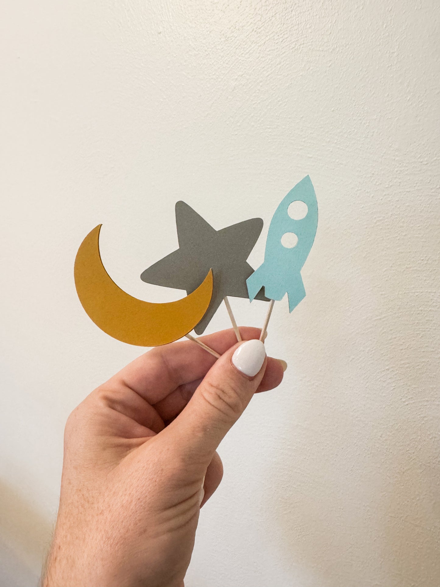 Outer Space Cake Toppers (Set of 6)