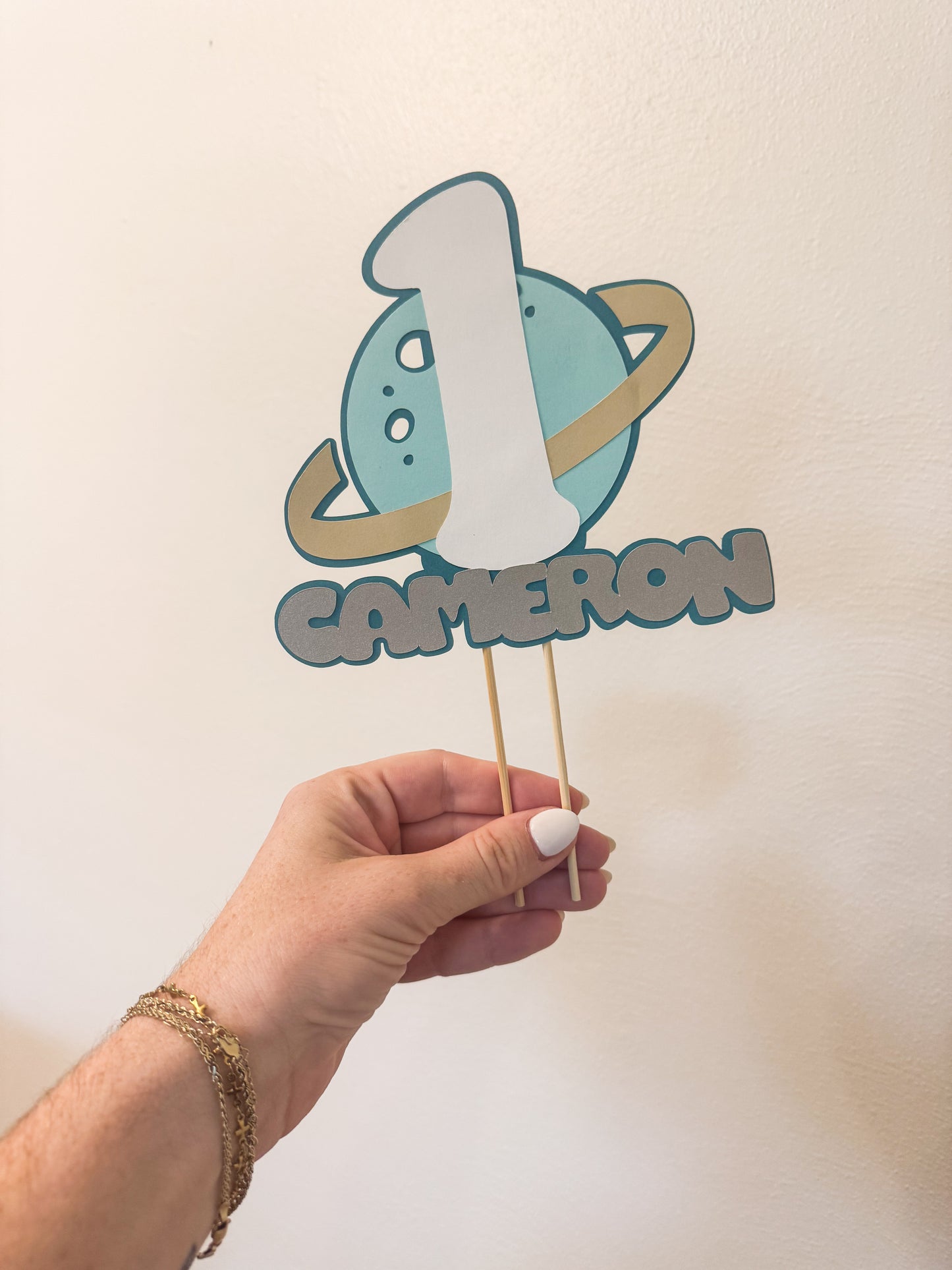 Outer Space Cake Topper