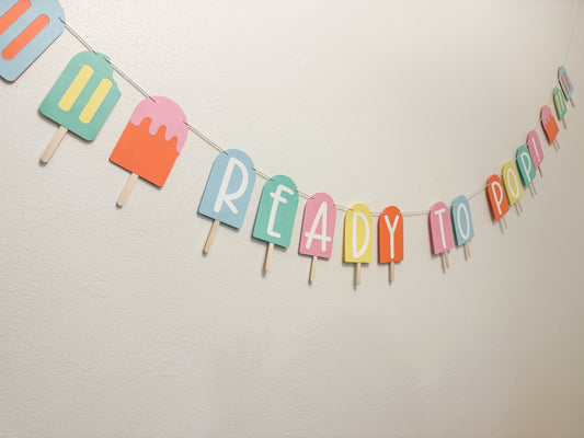 Popsicle Banner - Custom Message