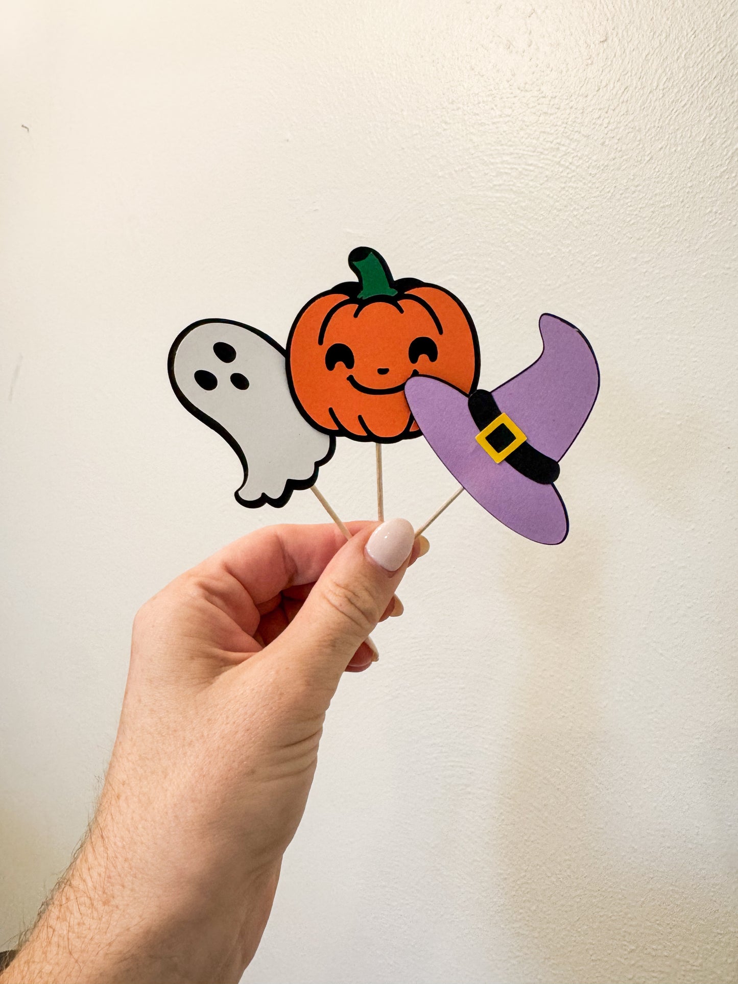 Halloween Cupcake Toppers (Set of 6)
