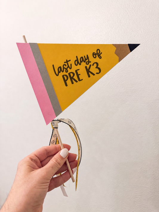 Last Day of School Pencil Pennant