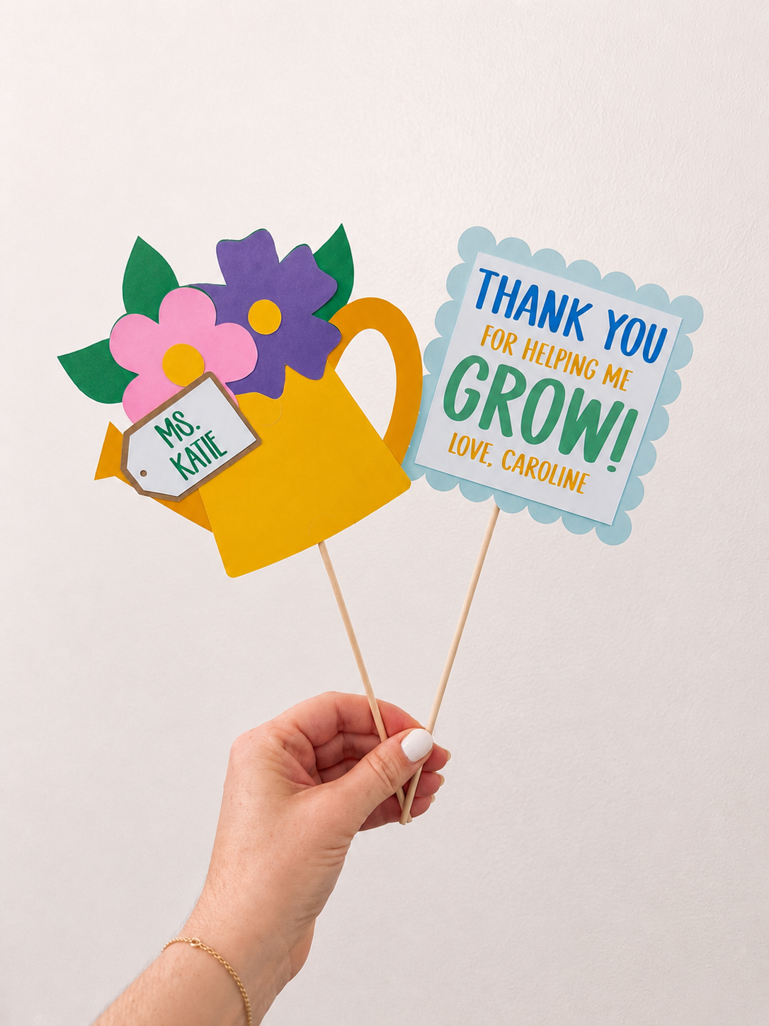 Garden Gift Card Holder and Sign