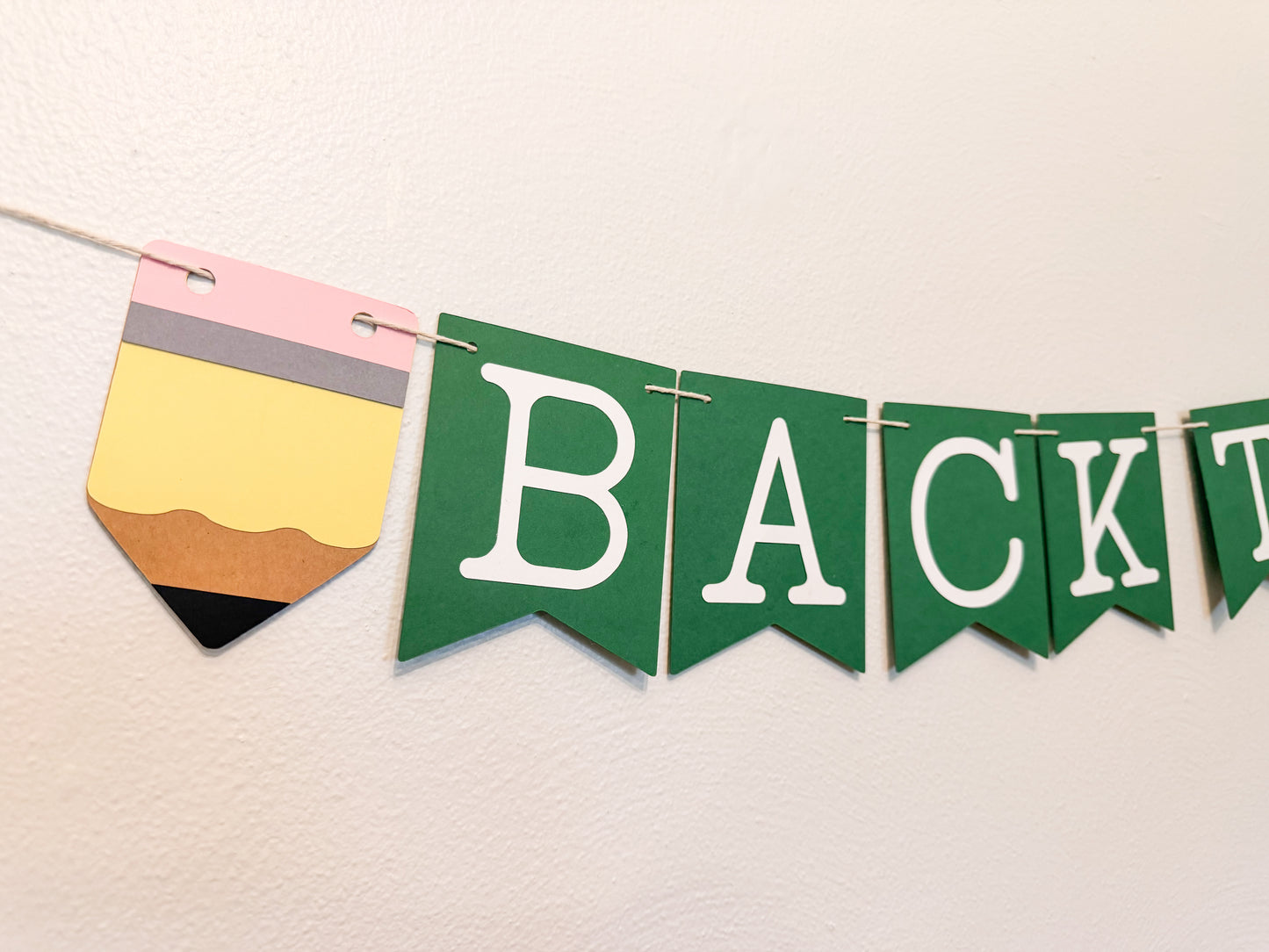 Green Back to School Banner