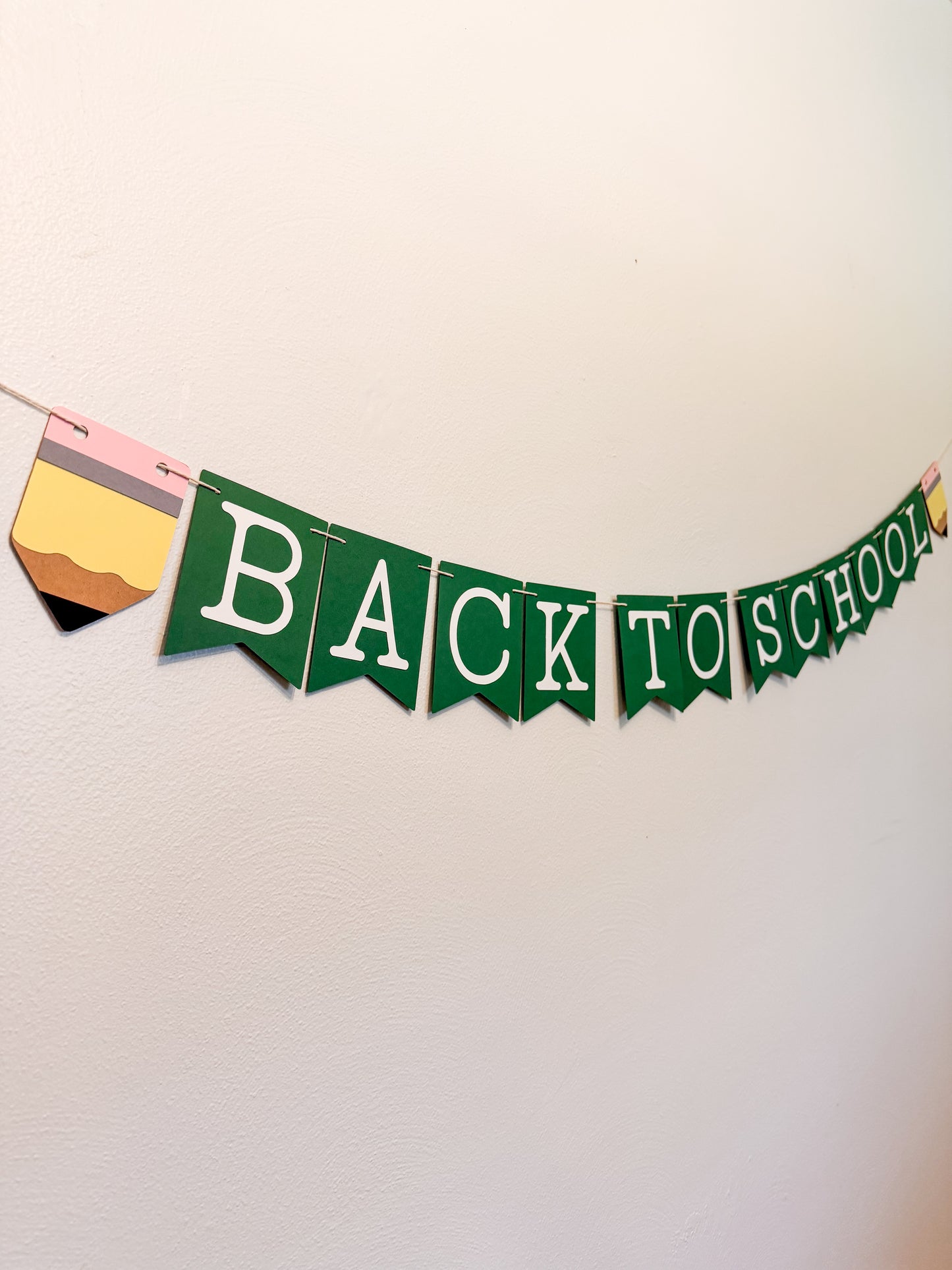 Green Back to School Banner