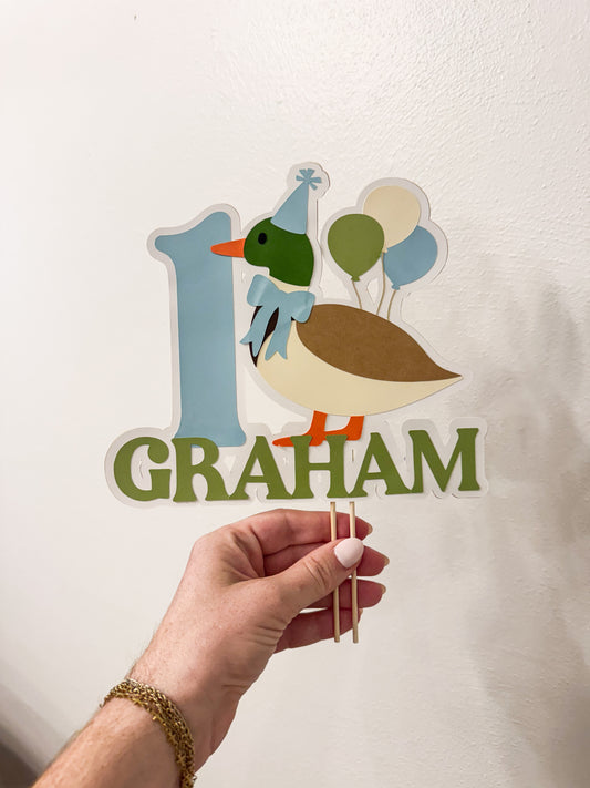 Lucky Duck Cake Topper