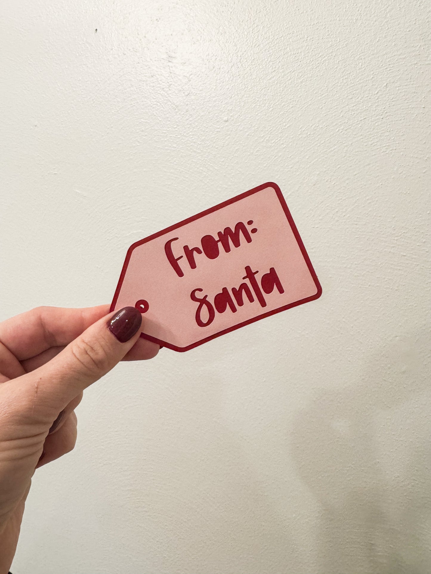 "From: Santa" Holiday Gift Tag (Set of 5)