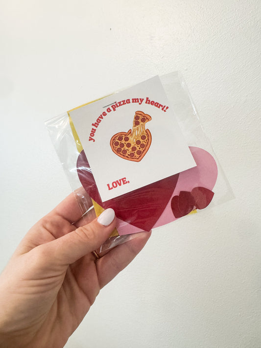 Pizza Valentine Classroom Craft – Pre-Cut & Pre-Packaged
