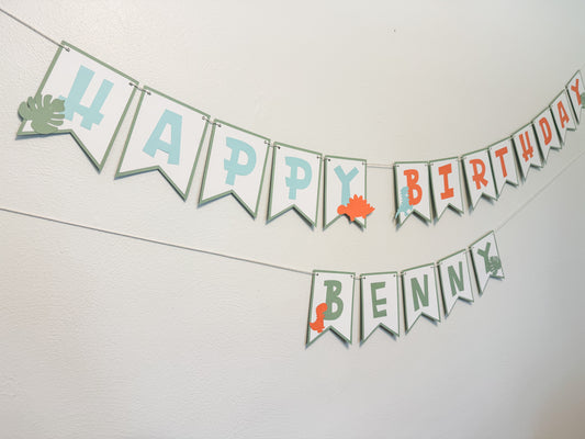 Dinosaur Party Banner