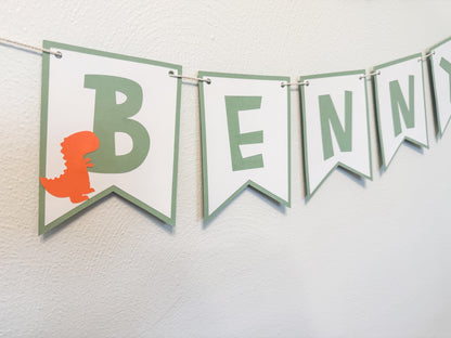 Dinosaur Party Banner