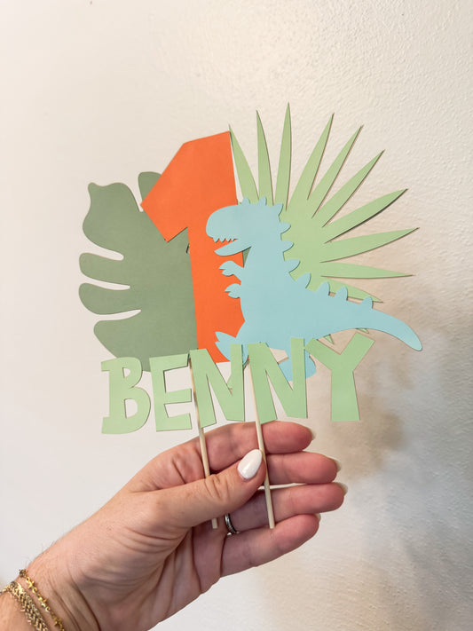 Dinosaur Cake Topper