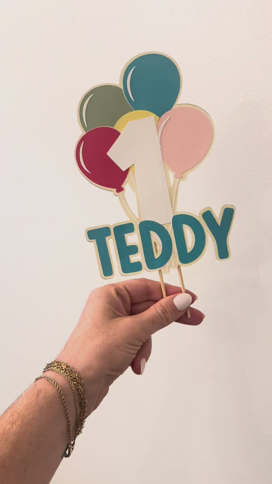 Classic Birthday Cake Topper